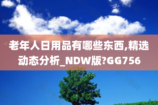 老年人日用品有哪些东西,精选动态分析_NDW版?GG756