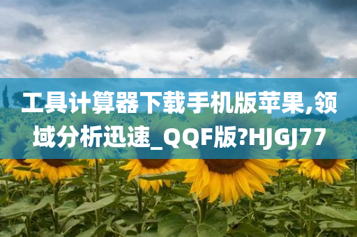 工具计算器下载手机版苹果,领域分析迅速_QQF版?HJGJ77