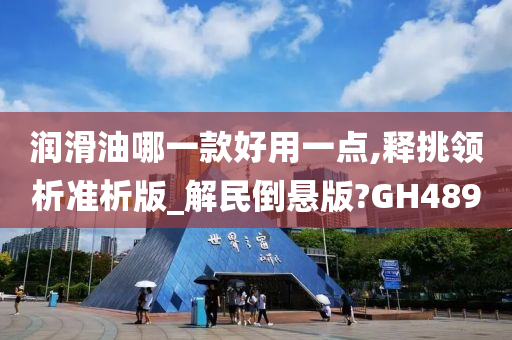 润滑油哪一款好用一点,释挑领析准析版_解民倒悬版?GH489