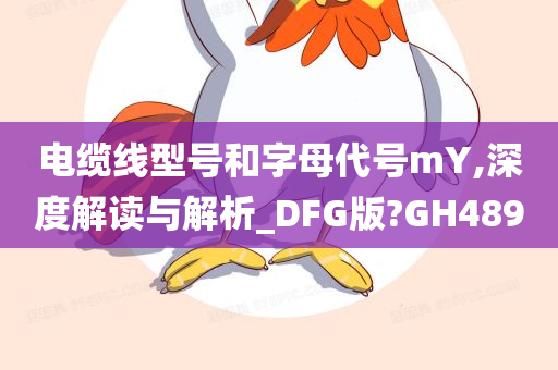 电缆线型号和字母代号mY,深度解读与解析_DFG版?GH489