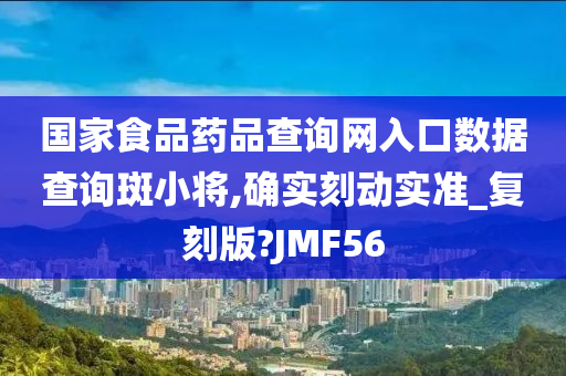 国家食品药品查询网入口数据查询斑小将,确实刻动实准_复刻版?JMF56