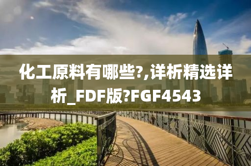 化工原料有哪些?,详析精选详析_FDF版?FGF4543