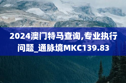 2024澳门特马查询,专业执行问题_通脉境MKC139.83