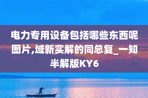 电力专用设备包括哪些东西呢图片,域新实解的同总复_一知半解版KY6