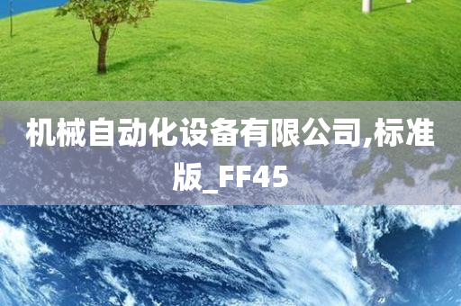 机械自动化设备有限公司,标准版_FF45