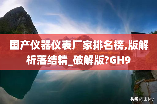 国产仪器仪表厂家排名榜,版解析落结精_破解版?GH9