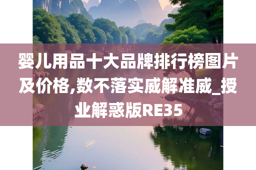 婴儿用品十大品牌排行榜图片及价格,数不落实威解准威_授业解惑版RE35