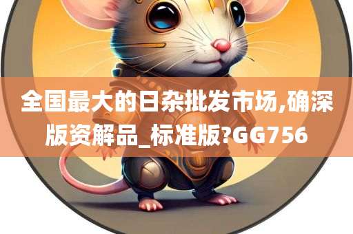 全国最大的日杂批发市场,确深版资解品_标准版?GG756