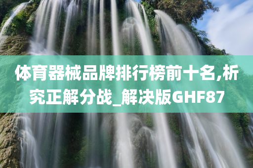 体育器械品牌排行榜前十名,析究正解分战_解决版GHF87