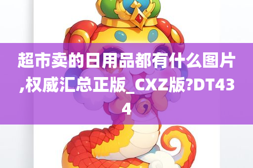 超市卖的日用品都有什么图片,权威汇总正版_CXZ版?DT434