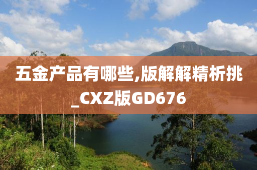 五金产品有哪些,版解解精析挑_CXZ版GD676