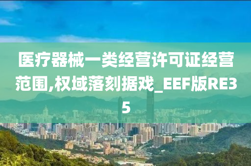 医疗器械一类经营许可证经营范围,权域落刻据戏_EEF版RE35