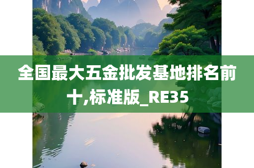 全国最大五金批发基地排名前十,标准版_RE35