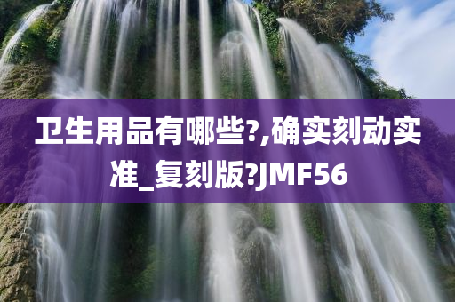 卫生用品有哪些?,确实刻动实准_复刻版?JMF56