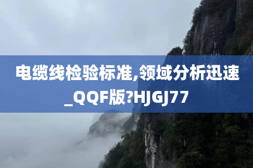 电缆线检验标准,领域分析迅速_QQF版?HJGJ77