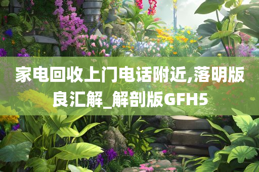 家电回收上门电话附近,落明版良汇解_解剖版GFH5