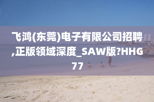 飞鸿(东莞)电子有限公司招聘,正版领域深度_SAW版?HHG77