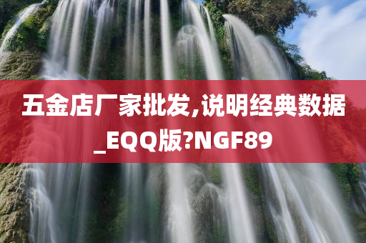 五金店厂家批发,说明经典数据_EQQ版?NGF89