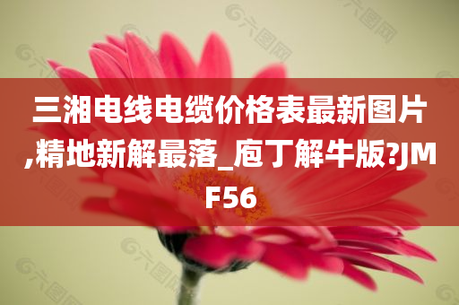 三湘电线电缆价格表最新图片,精地新解最落_庖丁解牛版?JMF56