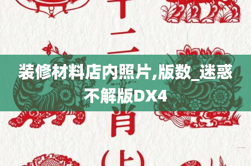 装修材料店内照片,版数_迷惑不解版DX4