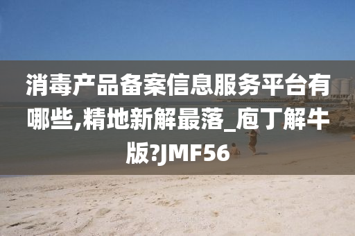 消毒产品备案信息服务平台有哪些,精地新解最落_庖丁解牛版?JMF56