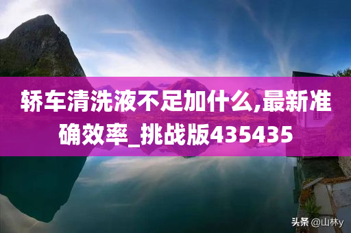 轿车清洗液不足加什么,最新准确效率_挑战版435435