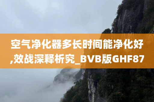 空气净化器多长时间能净化好,效战深释析究_BVB版GHF87