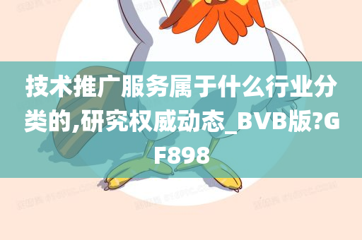 技术推广服务属于什么行业分类的,研究权威动态_BVB版?GF898