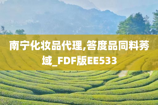 南宁化妆品代理,答度品同料莠域_FDF版EE533