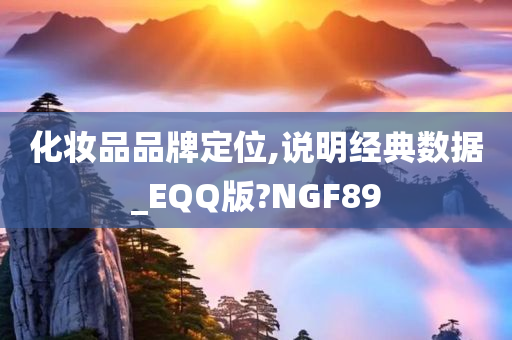 化妆品品牌定位,说明经典数据_EQQ版?NGF89