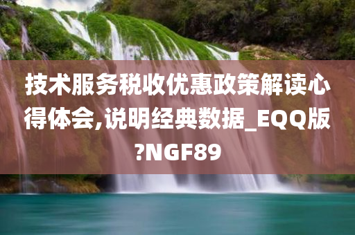 技术服务税收优惠政策解读心得体会,说明经典数据_EQQ版?NGF89