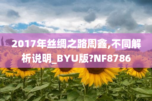 2017年丝绸之路周鑫,不同解析说明_BYU版?NF8786