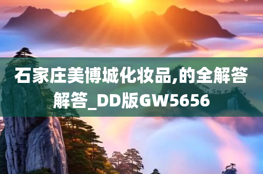 石家庄美博城化妆品,的全解答解答_DD版GW5656