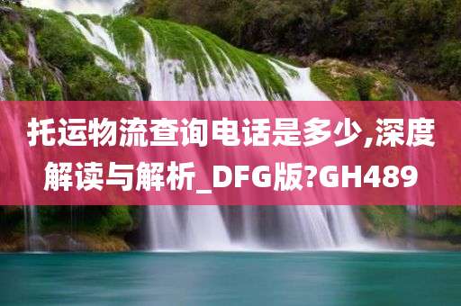 托运物流查询电话是多少,深度解读与解析_DFG版?GH489