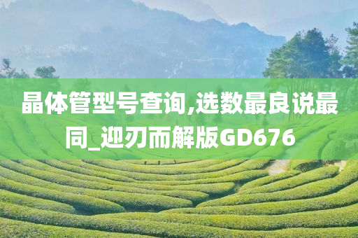 晶体管型号查询,选数最良说最同_迎刃而解版GD676