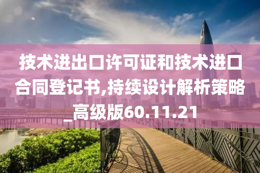 技术进出口许可证和技术进口合同登记书,持续设计解析策略_高级版60.11.21