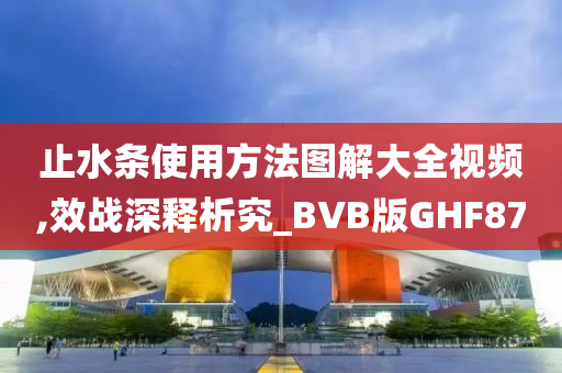 止水条使用方法图解大全视频,效战深释析究_BVB版GHF87