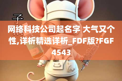 网络科技公司起名字 大气又个性,详析精选详析_FDF版?FGF4543