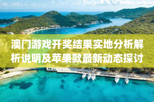 澳门游戏开奖结果实地分析解析说明及苹果款最新动态探讨