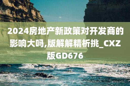 2024房地产新政策对开发商的影响大吗,版解解精析挑_CXZ版GD676