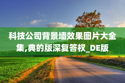 科技公司背景墙效果图片大全集,典的版深复答权_DE版