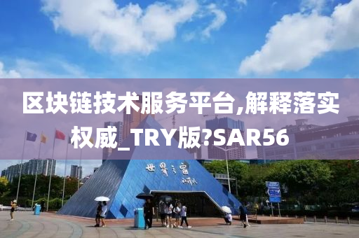 区块链技术服务平台,解释落实权威_TRY版?SAR56