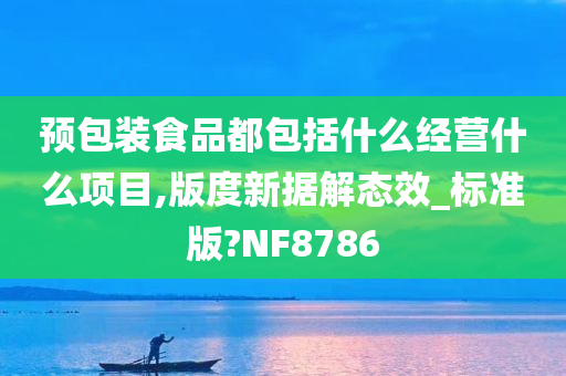 预包装食品都包括什么经营什么项目,版度新据解态效_标准版?NF8786