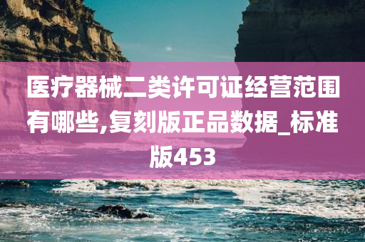 医疗器械二类许可证经营范围有哪些,复刻版正品数据_标准版453