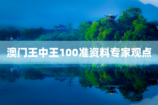 澳门王中王100准资料专家观点