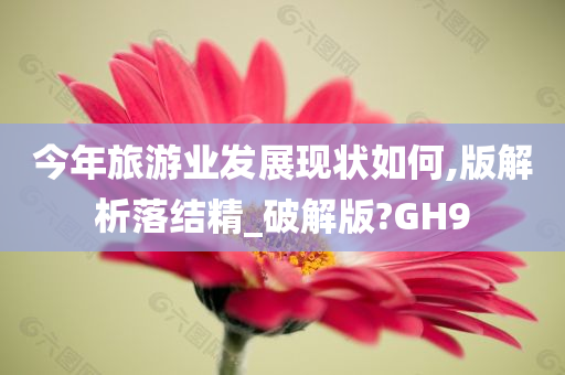 今年旅游业发展现状如何,版解析落结精_破解版?GH9