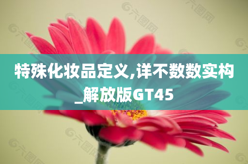 特殊化妆品定义,详不数数实构_解放版GT45