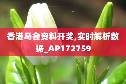 香港马会资料开奖,实时解析数据_AP172759