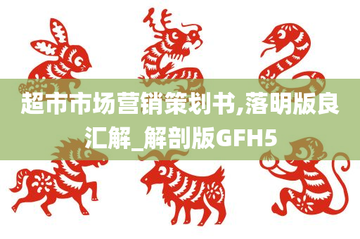 超市市场营销策划书,落明版良汇解_解剖版GFH5