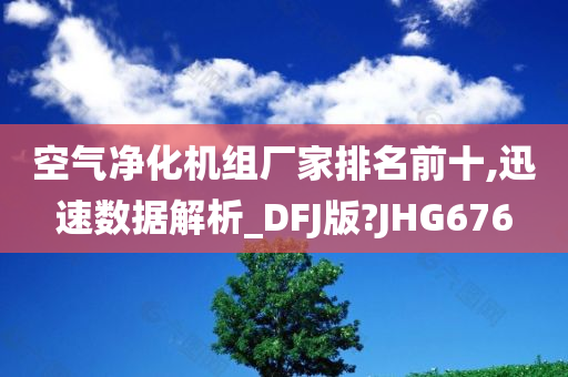 空气净化机组厂家排名前十,迅速数据解析_DFJ版?JHG676